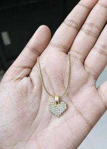 Heart Pendant Necklace (Anti tarnish)