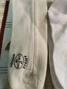Vintage White Socks Set Of 3
