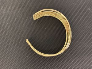 Gold Wire Cuff Bracelet