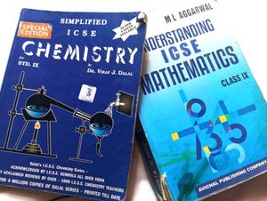 ICSE Chemistry & Maths Books for Class IX