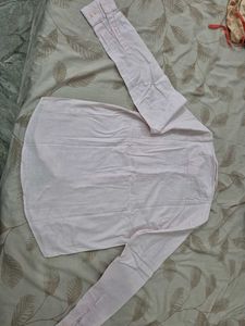Clever Men's Light Pink Shirt