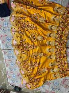 heavy embroidered lehanga