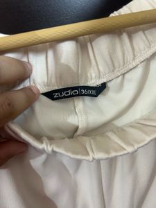 White Cargo Pants