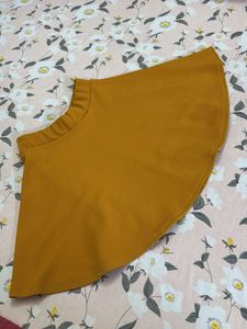 Mustard Skater Skirt