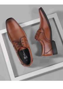 Red Chief Men's Brown Leather Formal Shoes