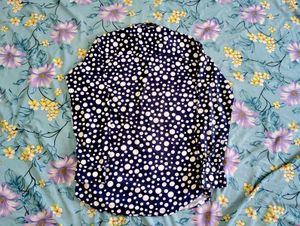 Men's Navy Blue Polka Dot Shirt