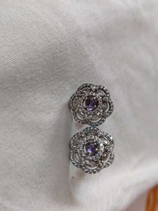 Elegant Floral Stud Earrings