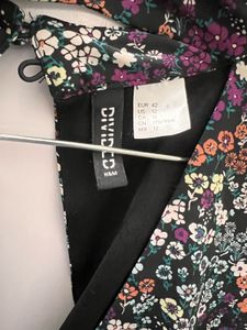 Chic Floral Print Long Sleeve Dress