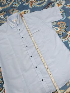 Half Sleeves Brand New 42 Size Sky Blue Shirt