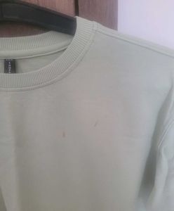 Pastel Green Crew Neck Sweatshirt