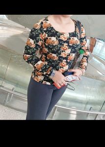 women Long Sleeve Top💛🖤