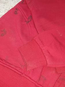 Red Graphic Hoodie