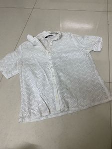 Chic White Broderie Anglaise Top