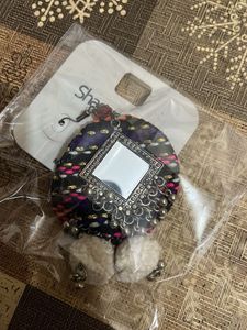 Bohemian Mirror Tassel Earrings