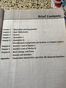 Physics JEE (Advanced) Mechanics I Textbook