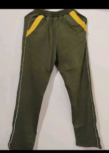 Y2K Grunge Green Flare Track Pants