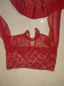 Red &amp; Gold Indian Outfit