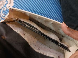 Chic Two-Tone Handbag