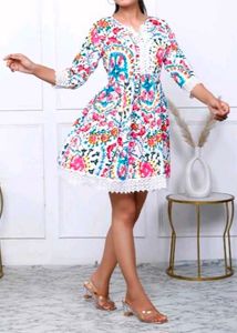 SET OF 2 BEAUTIFUL FLORAL PRINT DRESSES