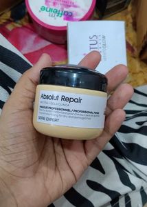 eye liner,hair mask, moisturizer, f