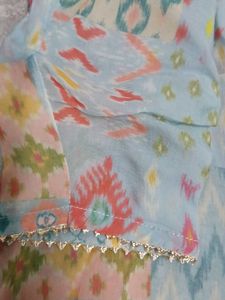Embroidered Kurta with Palazzo n  inner