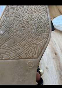 Black Pearl  Flat Sandals- 42 size