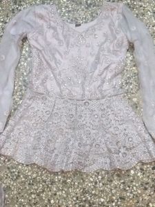 Crop Top With Lehenga