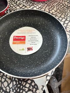 Prestige Pan Unused With Handle Mahroon