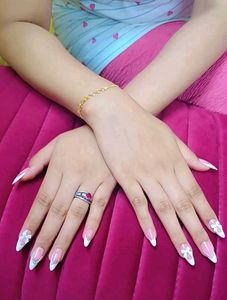 Cute Press On Nails 24 Reusable