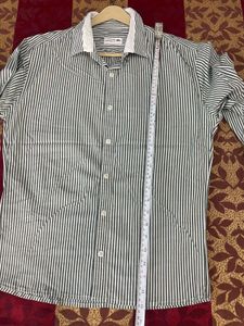 Lacoste Striped Button-Up Shirt
