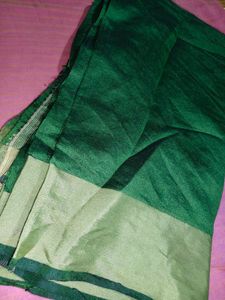 Emerald Green Silk Saree
