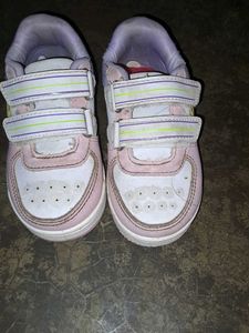 girls Cute Pink &amp; Purple Sneakers campus 2 time we