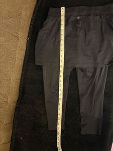Black Skirted Leggings