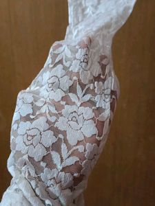 White Lace Leggings