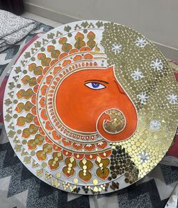 Beautiful Ganesha Lippan Artwork❤️🧿❤️