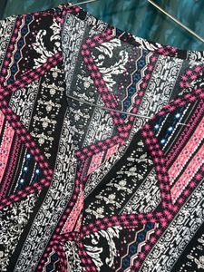 Boho Print Kimono Top