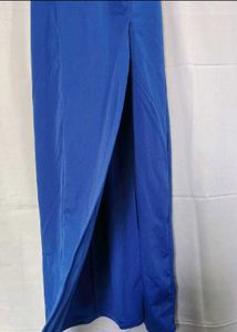 Royal Blue Off-Shoulder Dress