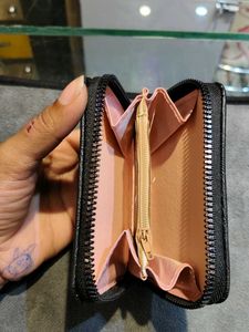 Embossed Floral Zip-Around Wallet
