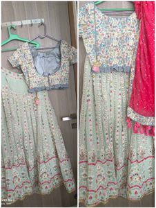Sale -Embroidered Lehenga Choli Set