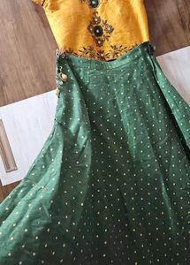Yellow Embroidered Blouse