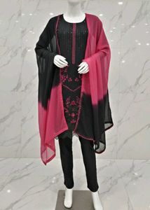 pakistani black &amp; Pink Salwar Suit