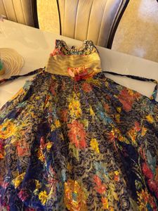 Multicolour princess frock dress