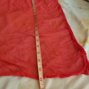 Red  Pom Dupatt