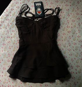 Chic Ruffled Spaghetti Strap Top