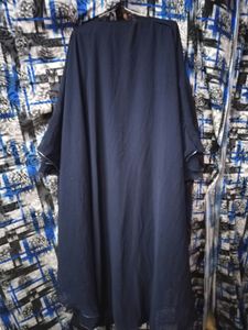 Navy Blue Enthic Abaya Gown