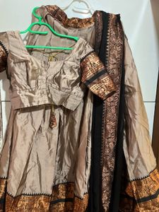Full stitched Dhavani - Half saree