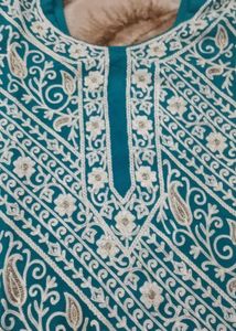 kashmiri Embroidered Kurta Set
