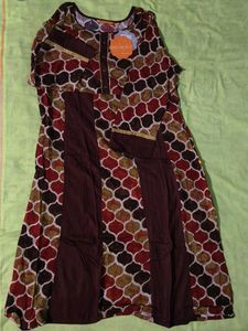 Stylish Geometric Print Kurti