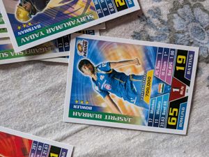 Cricket attax silver, rookie, and emerging cards