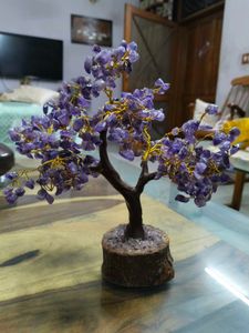 Amethyst Crystal Natural Gemstone Bonsai Tree